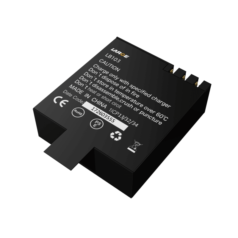 3.7V 1200mAh 1203030 聚合物鋰電池 運動相機電池，鈷酸鋰材料