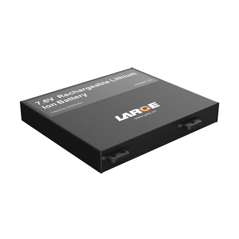 7.6V 3.2Ah LA486068 手持平板聚合物鋰電池組，IIC通訊